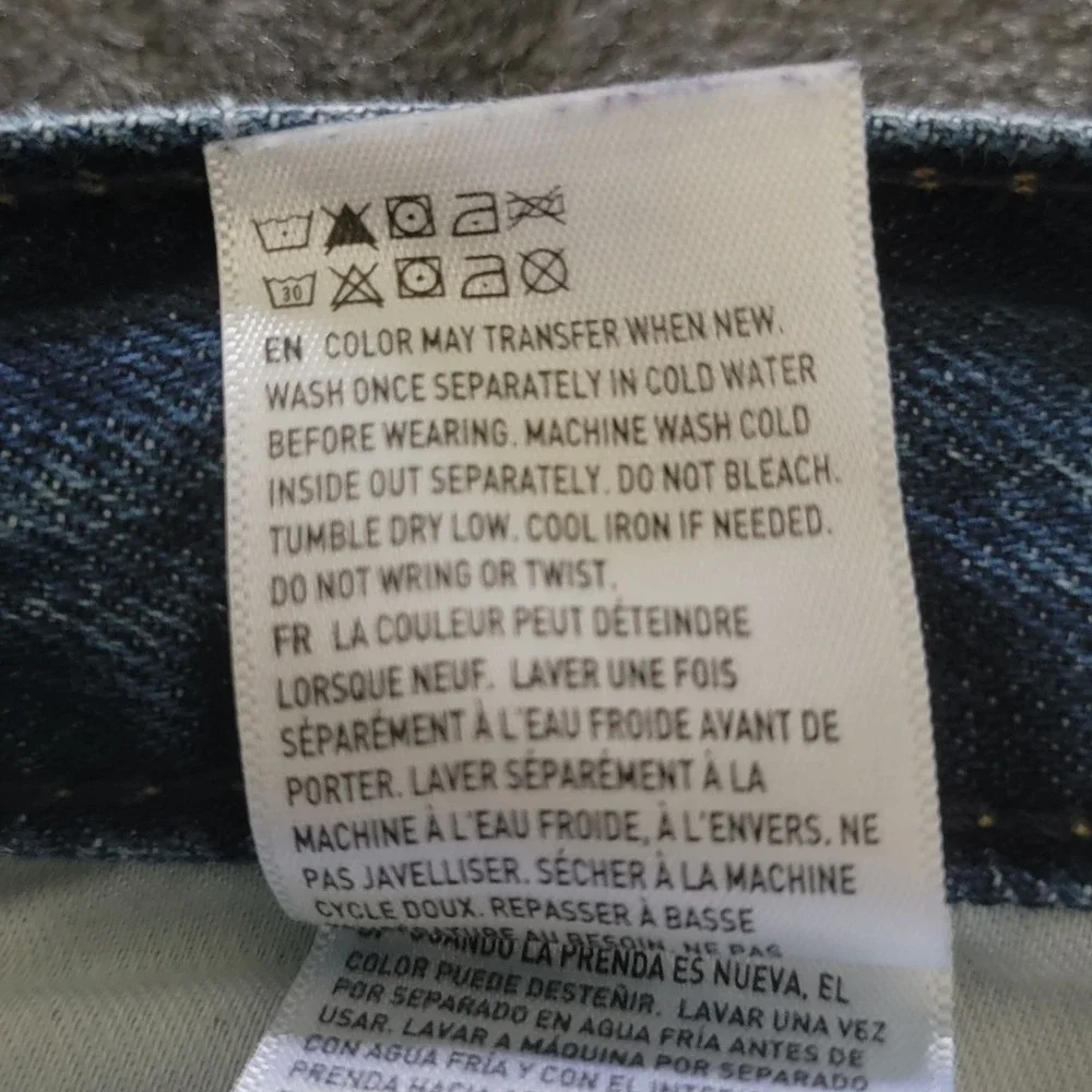 American Eagle Original Bootcut Mens 31x30 Blue Denim Jeans 100% Cotton 54485 - Picture 10 of 11